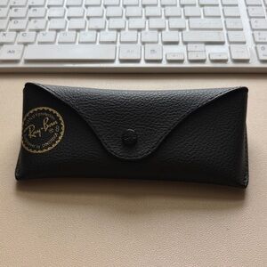 2025 Ray-Ban Matt Black Polarized Sunglasses with Case